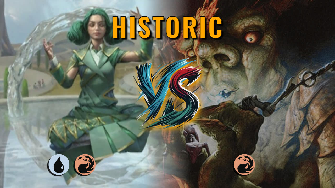 Watch MTG Arena Historic Video - Izzet Aggro by Multikuneru VS Mono Red Midrange by cubomaster - 2dacc2
