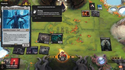 Watch MTG Arena Video Replay - Mono Black Midrange by CunicoliGoblin VS Mono White Control by Flipmody - Standard Play