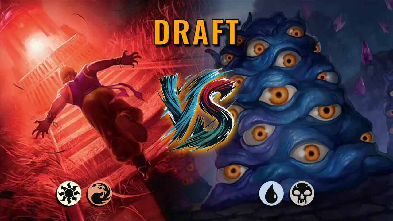 Watch MTG Arena Draft Video - Boros Aggro by saitama VS Dimir Midrange by riQ - 029679