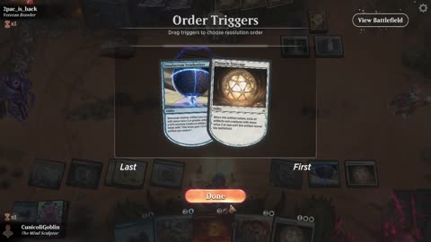 Watch MTG Arena Video Replay - Azorius Midrange by CunicoliGoblin VS Mono White Aggro by 2pac_is_back - Standard Event