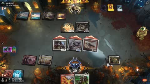 Watch MTG Arena Video Replay - Boros Aggro by DamienF16 VS Dimir Midrange by mrsteevl - Premier Draft