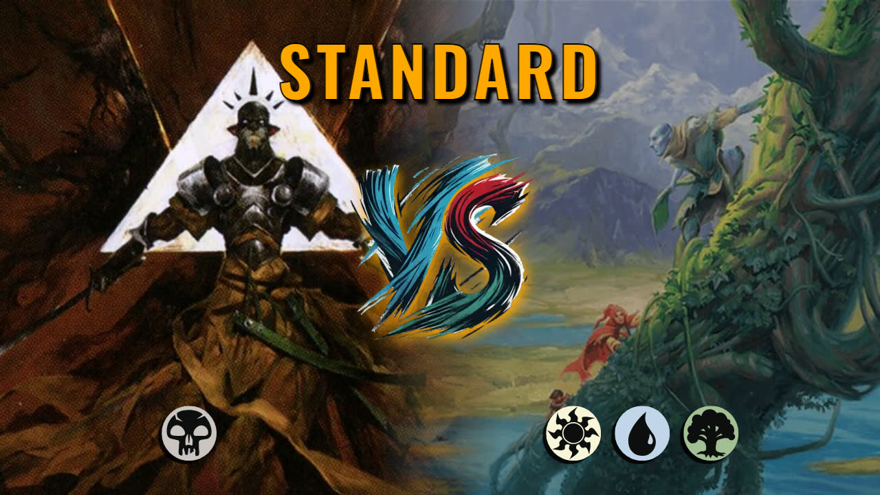 Watch MTG Arena Standard Video - Mono Black Midrange by Numbskull VS Bant Midrange by prep8611 - 6a3789