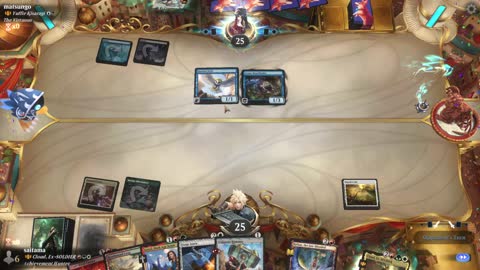 Watch MTG Arena Video Replay - Cloud, Ex-SOLDIER by saitama VS Yuriko, the Tiger's Shadow by matsungo - Historic Brawl