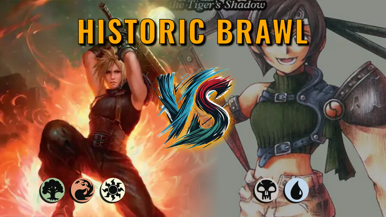 Watch MTG Arena Historic Brawl Video - Cloud, Ex SOLDIER by saitama VS Yuriko, the Tiger's Shadow by matsungo - d34de8