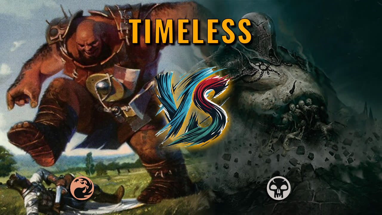Watch MTG Arena Timeless Video - Mono Red Midrange by saitama VS Mono Black Midrange by Salo - a14943