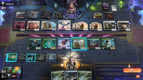 Watch MTG Arena Video Replay - Simic Midrange by utku VS Orzhov Midrange by Vifargent - Standard Ranked