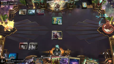Watch MTG Arena Video Replay - Zurgo, Thunder's Decree by saitama VS Lagrella, the Magpie by Bolanhos - Historic Brawl