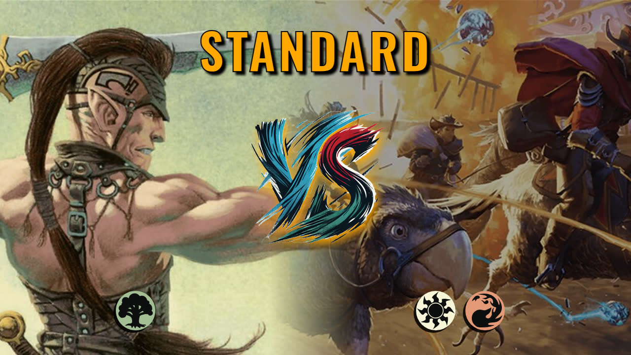 Watch MTG Arena Standard Video - Mono Green Aggro by utku VS Boros Control by schunder - 61bfc3