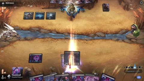 Watch MTG Arena Video Replay - Mono Black Midrange by Numbskull VS Dimir Midrange by Midvinter - Traditional Standard Ranked