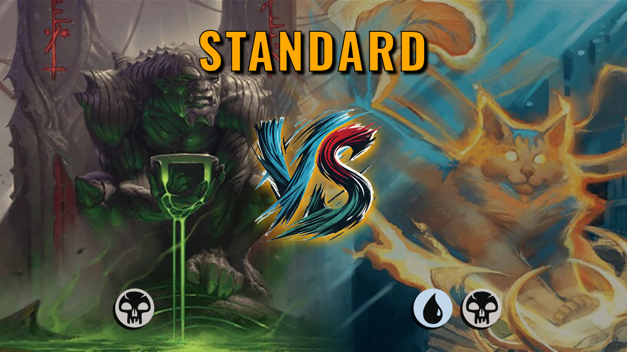 Watch MTG Arena Standard Video - Mono Black Midrange by Numbskull VS Dimir Midrange by Midvinter - 03b70d