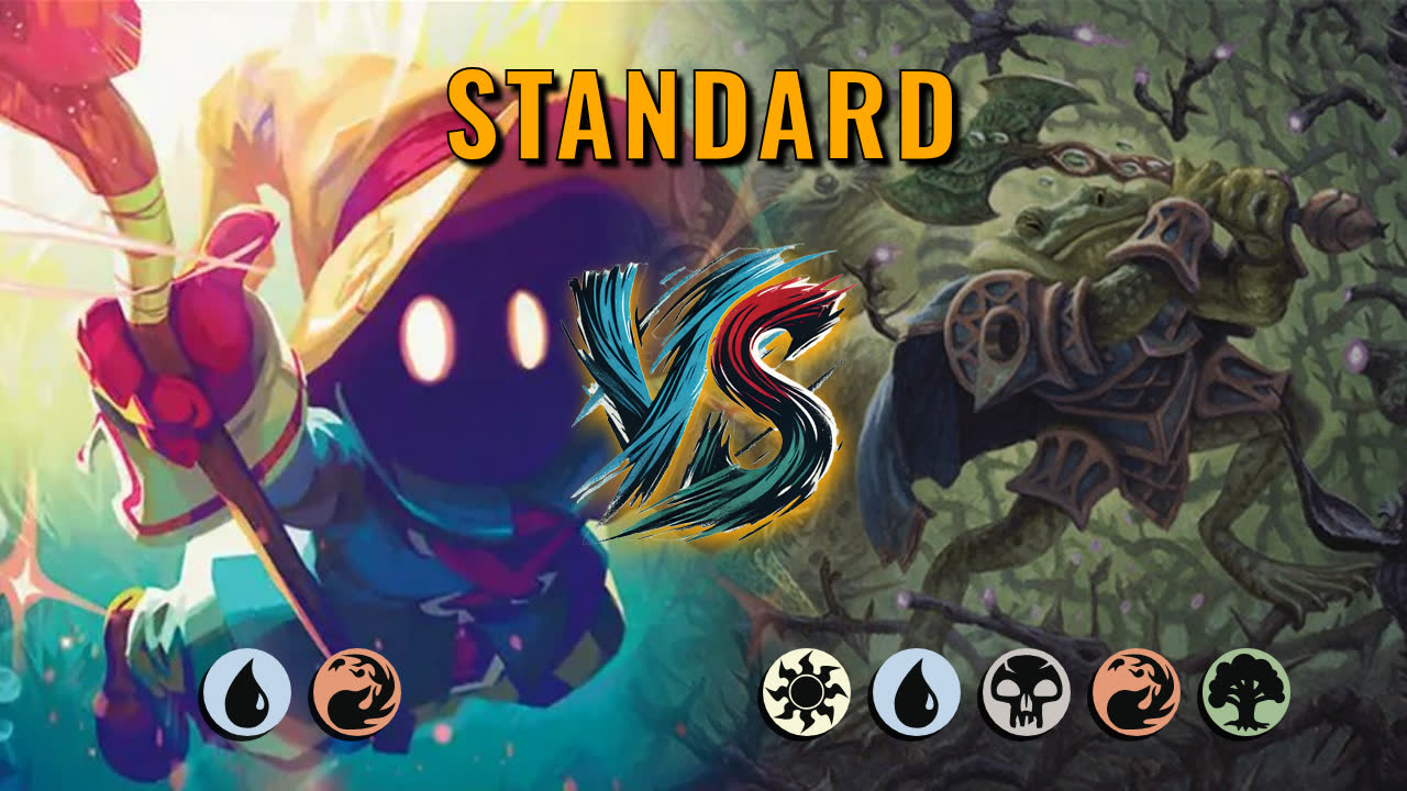 Watch MTG Arena Standard Video - Izzet Midrange by CunicoliGoblin VS 5 Color Aggro by Fulmyn - 86138b