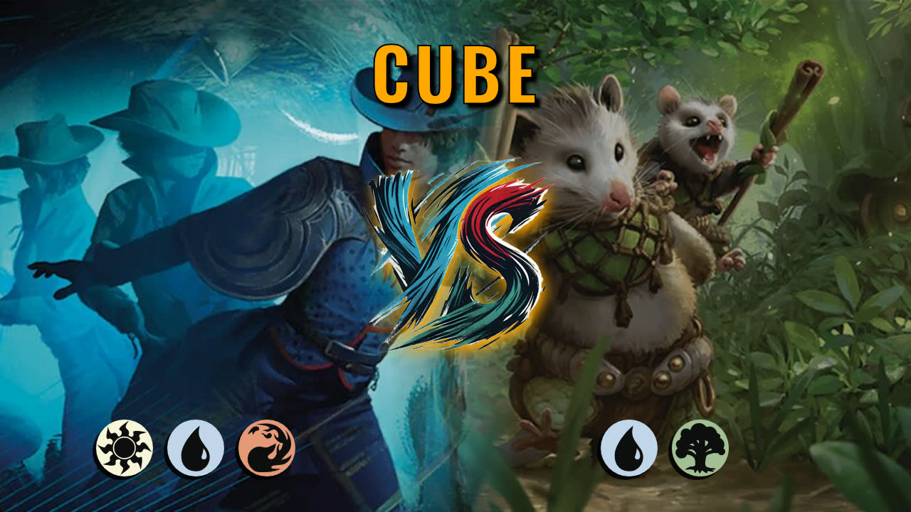 Watch MTG Arena Cube Video - Jeskai Midrange by Warped Concept VS Simic Midrange by poggiaiolo - 3f333a