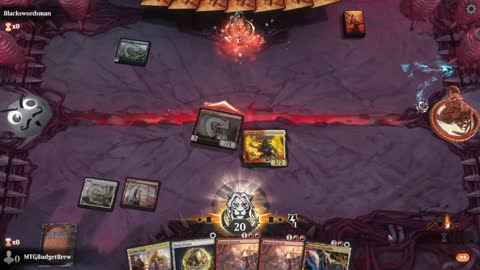 Watch MTG Arena Video Replay - Boros Aggro by MTGBudgetBrew VS Temur Aggro by Blackswordsman - Historic Play