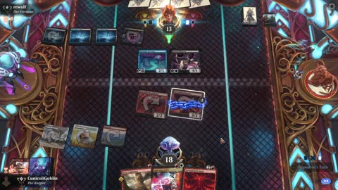 Watch MTG Arena Video Replay - Boros Aggro by CunicoliGoblin VS Dimir Midrange by rewolf - Standard Event