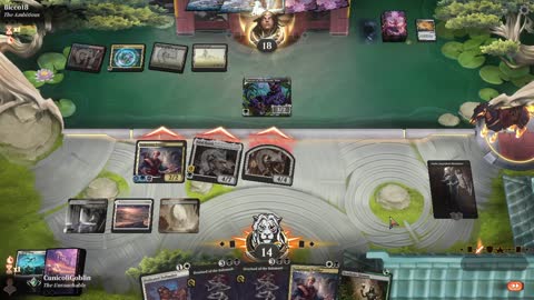 Watch MTG Arena Video Replay - Orzhov Midrange by CunicoliGoblin VS Jeskai Control by Bicco18 - Traditional Historic Ranked