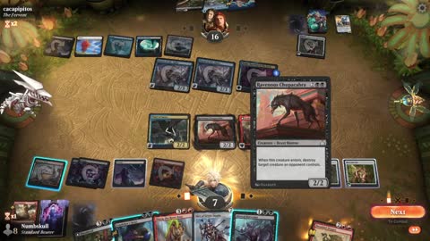 Watch MTG Arena Video Replay - Rakdos Midrange by Numbskull VS Esper Midrange by cacapipitos - Chromatic Cube Draft