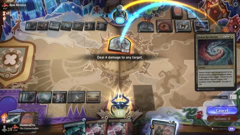 Watch MTG Arena Video Replay - Jeskai Control by DamienF16 VS Jeskai Midrange by Ron Mexico - Traditional Standard Ranked