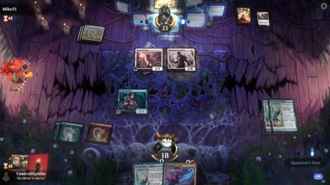 Watch MTG Arena Video Replay - Izzet Aggro by CunicoliGoblin VS Mono White Aggro by Mike55 - Alchemy Play