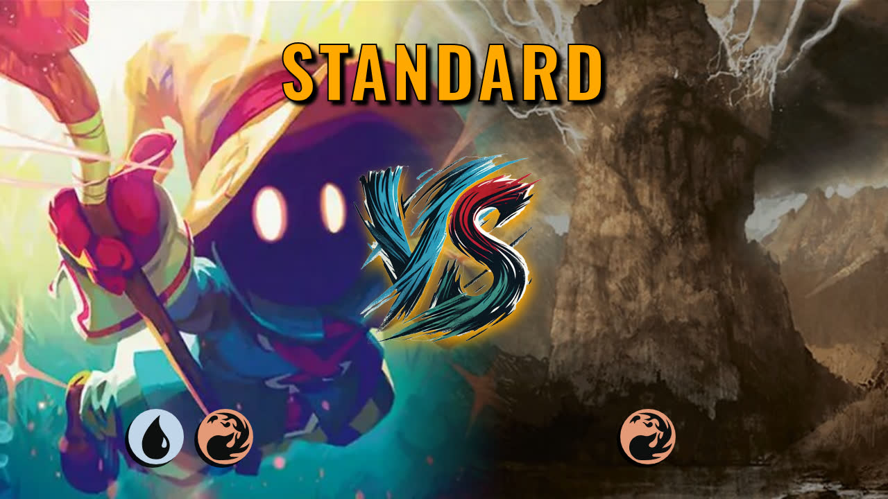 Watch MTG Arena Standard Video - Izzet Midrange by CunicoliGoblin VS Mono Red Aggro by dady3008 - 299b78