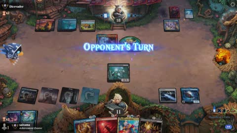 Watch MTG Arena Video Replay - Grixis Midrange by saitama VS Izzet Aggro by Dicevader - Premier Draft