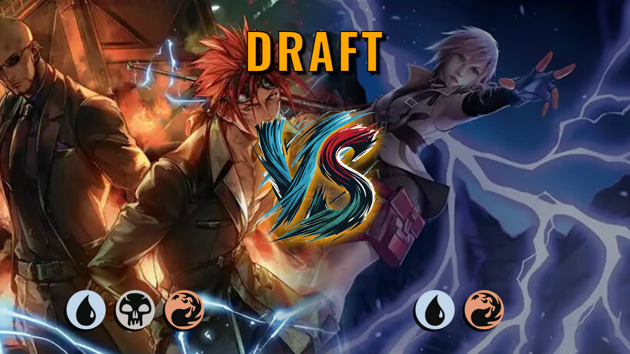 Watch MTG Arena Draft Video - Grixis Midrange by saitama VS Izzet Aggro by Dicevader - cde70e