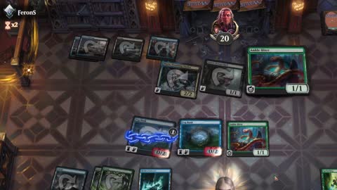 Watch MTG Arena Video Replay - Simic Midrange by utku VS Dimir Midrange by FeronS - Standard Ranked