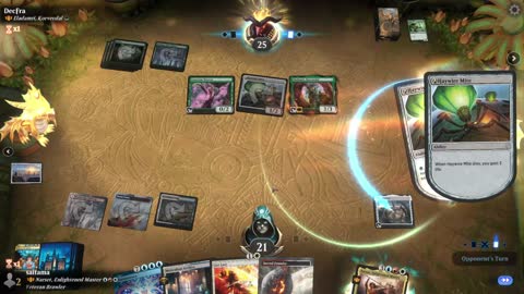 Watch MTG Arena Video Replay - Narset, Enlightened Master by saitama VS Eladamri, Korvecdal by DecFra - Historic Brawl