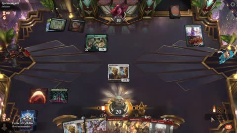 Watch MTG Arena Video Replay - Rakdos Aggro by CunicoliGoblin VS Simic Midrange by Gormengash - Traditional Historic Play