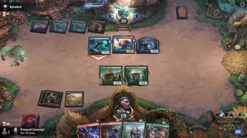 Watch MTG Arena Video Replay - Naya Midrange by Warped Concept VS Izzet Midrange by Kiradon - Premier Draft