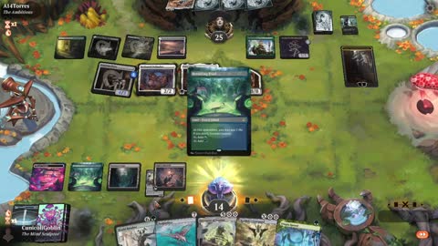Watch MTG Arena Video Replay - Simic Midrange by CunicoliGoblin VS Abzan Midrange by A14Torres - Historic Metagame Challenge