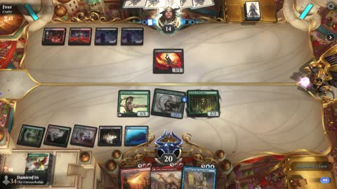 Watch MTG Arena Video Replay - Temur Midrange by DamienF16 VS Rakdos Midrange by Foxe - Chromatic Cube Draft