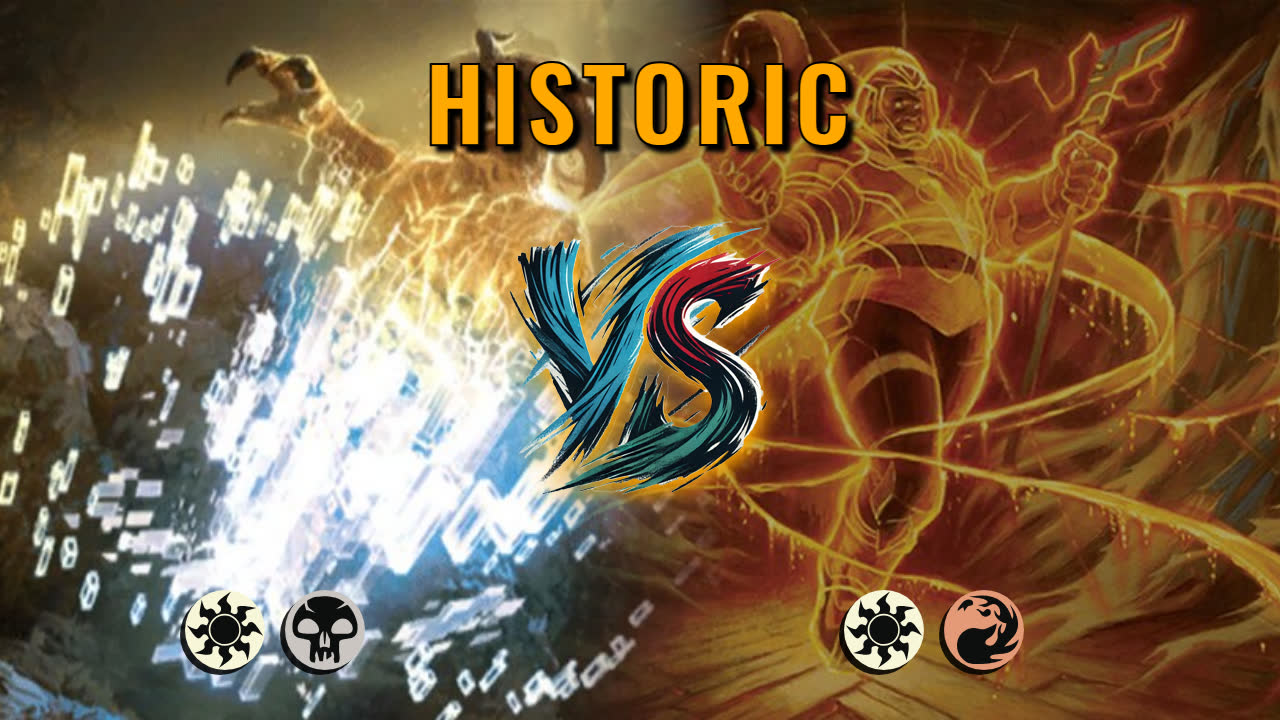 Watch MTG Arena Historic Video - Orzhov Midrange by CunicoliGoblin VS Boros Aggro by axax89 - aafab8