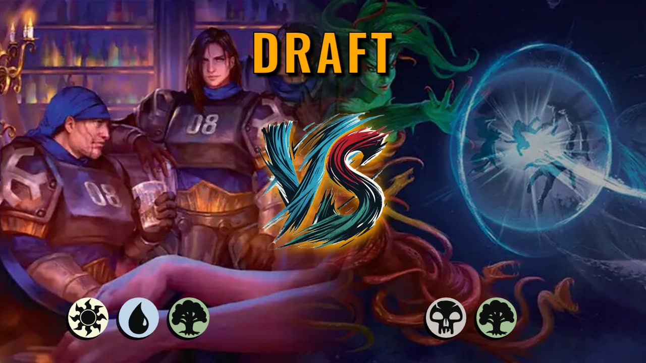 Watch MTG Arena Draft Video - Bant Midrange by saitama VS Golgari Midrange by Farmacist - cb0fba