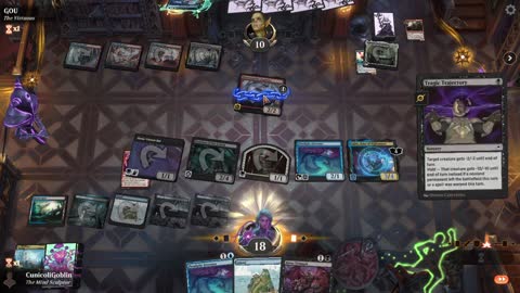 Watch MTG Arena Video Replay - Dimir Midrange by CunicoliGoblin VS Izzet Aggro by GOU - Standard Play