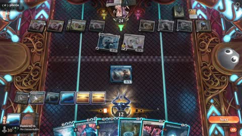 Watch MTG Arena Video Replay - Azorius Midrange by DamienF16 VS 5 Color Midrange by plierja - Traditional Standard Ranked