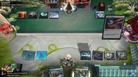 Watch MTG Arena Video Replay - Emry, Lurker of the Loch by saitama VS Nicol Bolas, Dragon-God by GandalfTW - Historic Brawl