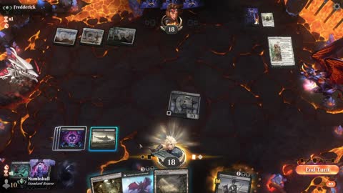 Watch MTG Arena Video Replay - Mono Black Midrange by Numbskull VS Selesnya Midrange by Fredderick - Traditional Pioneer Ranked