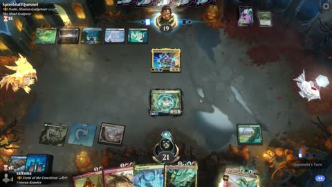 Watch MTG Arena Video Replay - Ureni of the Unwritten by saitama VS Nashi, Illusion Gadgeteer by SpirebluffQuesnel - Historic Brawl
