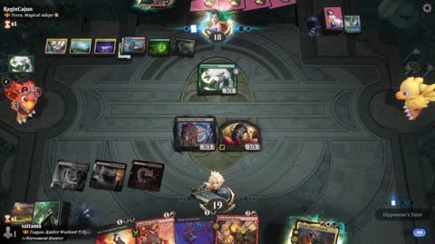 Watch MTG Arena Video Replay - Tsagan, Raider Warlord by saitama VS Terra, Magical Adept by RaginCajun - Historic Brawl