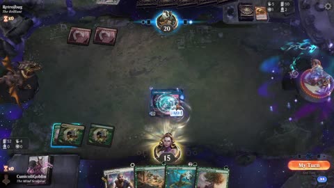 Watch MTG Arena Video Replay - Selesnya Midrange by CunicoliGoblin VS Rakdos Aggro by Retrojbug - MWM Historic Pauper