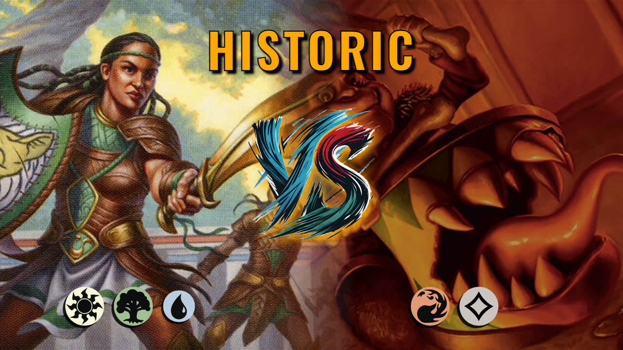 Watch MTG Arena Historic Video - Selesnya Midrange by CunicoliGoblin VS Rakdos Aggro by Retrojbug - f19d0c
