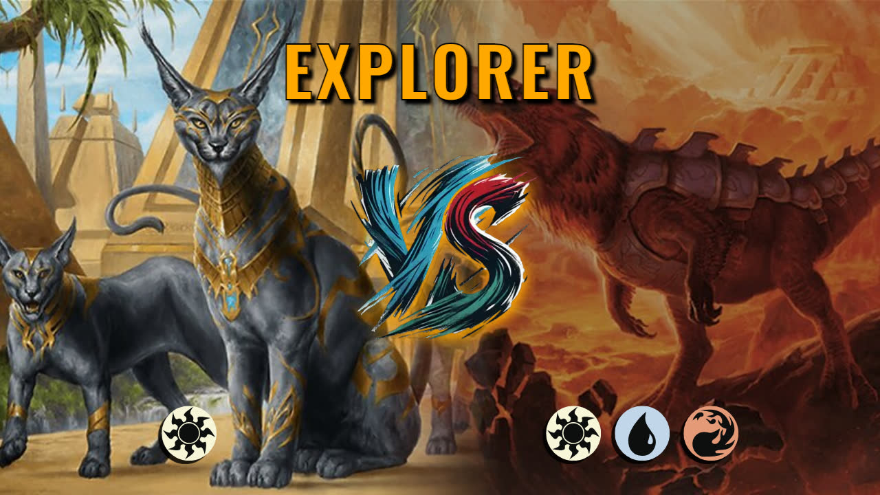 Watch MTG Arena Explorer Video - Mono White Aggro by Khat VS Jeskai Control by cawhkballes - d6f90b