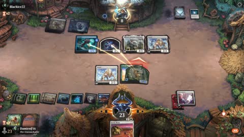 Watch MTG Arena Video Replay - WUBG Midrange by DamienF16 VS Azorius Midrange by Blackice22 - Premier Draft