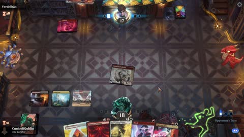 Watch MTG Arena Video Replay - Boros Aggro by CunicoliGoblin VS Rakdos Aggro by Verdelhão - Standard Play
