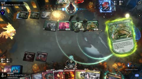 Watch MTG Arena Video Replay - Rowan, Scion of War by saitama VS Muldrotha, the Gravetide by Grak - Historic Brawl