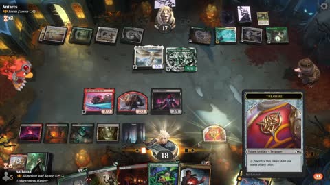 Watch MTG Arena Video Replay - Slimefoot and Squee by saitama VS Serah Farron by Antares - Historic Brawl