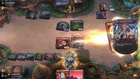 Watch MTG Arena Video Replay - Temur Midrange by DamienF16 VS Dimir Midrange by EASTROME - Premier Draft