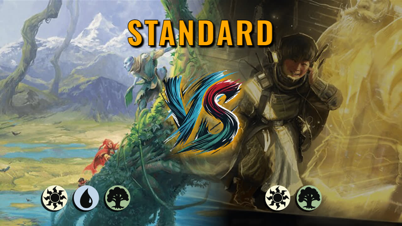 Watch MTG Arena Standard Video - Bant Midrange by HamHocks42 VS Selesnya Aggro by kuma - bf0b50