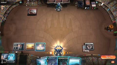Watch MTG Arena Video Replay - Azorius Midrange by DamienF16 VS Mono Red Aggro by Sekken7 - Standard Tournament Match
