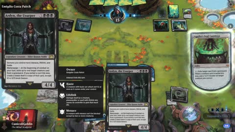 Watch MTG Arena Video Replay - Izzet Midrange by CunicoliGoblin VS Sultai Midrange by Emigdio Costa Paitch - Standard Play